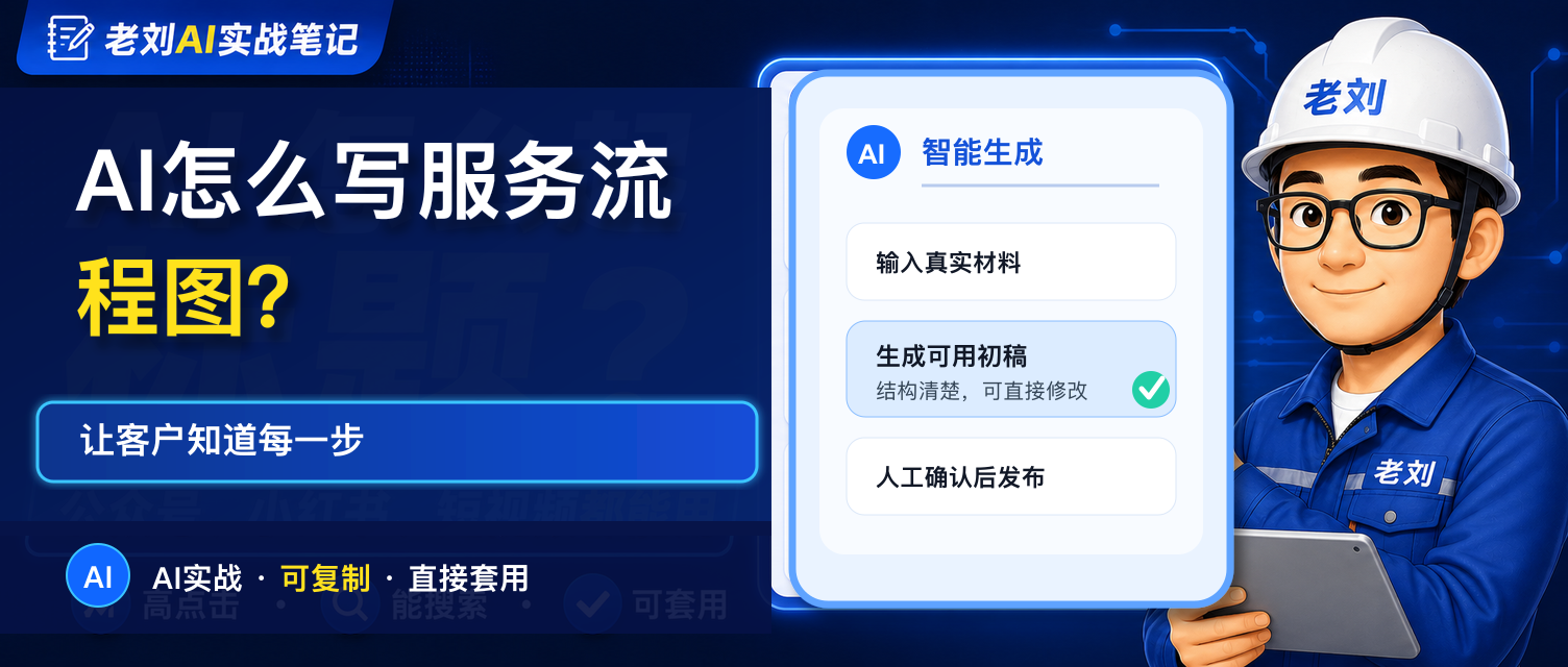 AI 怎么写服务流程图?让客户知道每一步