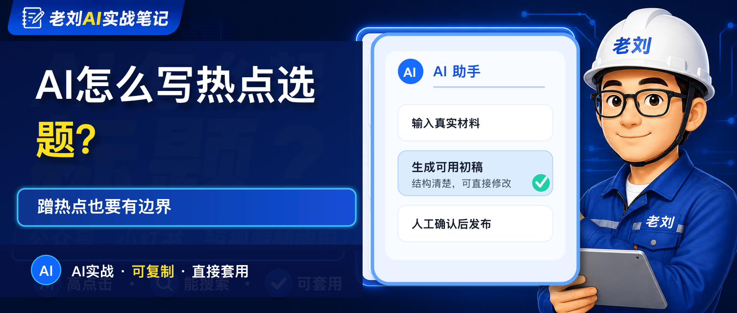 AI 怎么写热点选题?蹭热点也要有边界