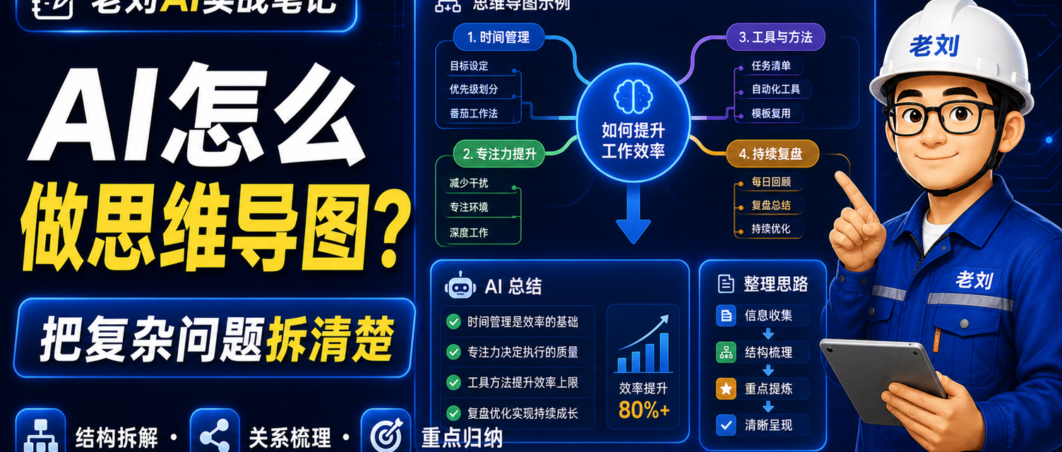 AI 怎么做思维导图?把复杂问题拆清楚