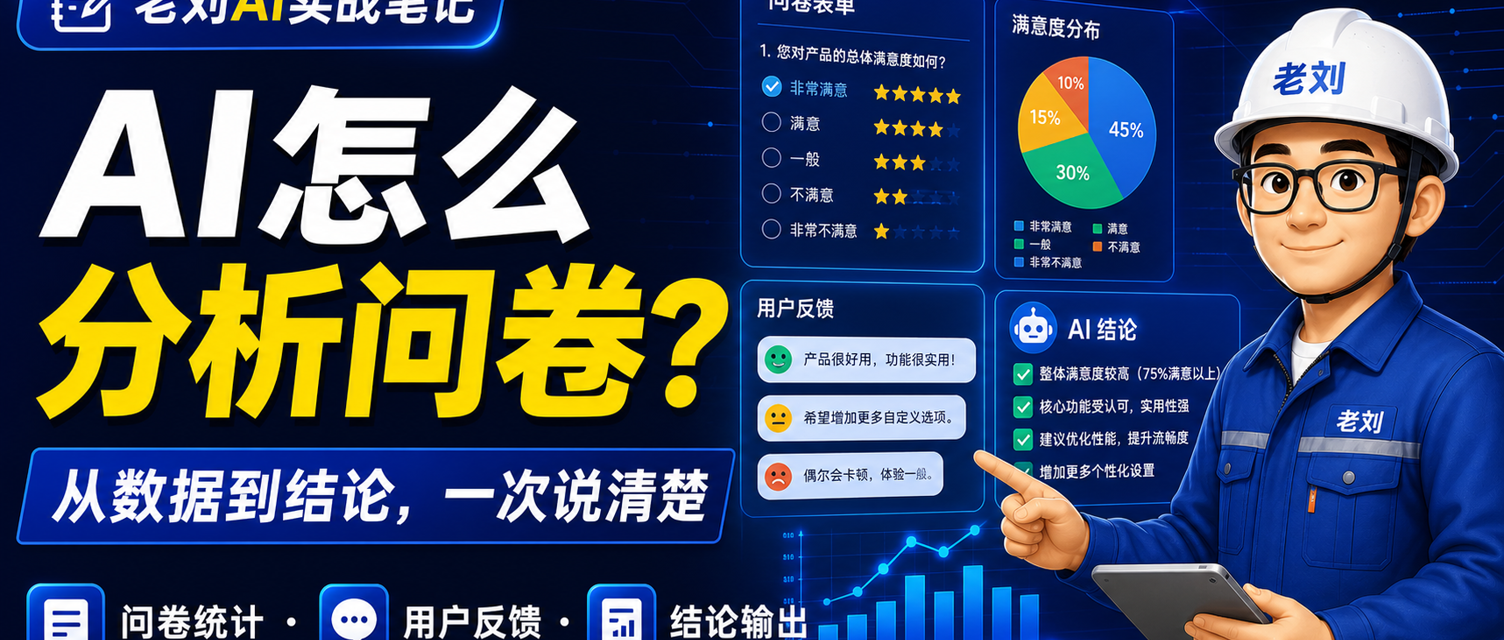 AI 怎么分析问卷结果?从数据到结论